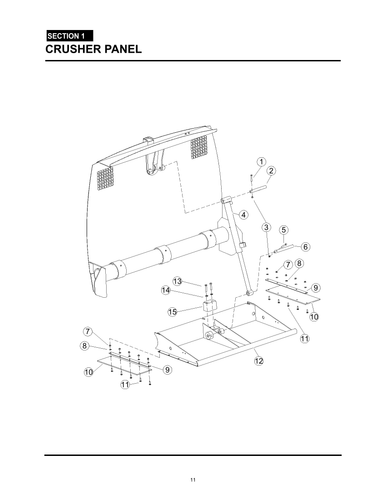 MiniMax - PG 011 - Section 1 - CRUSHER PANEL