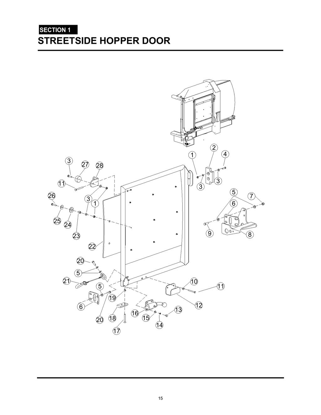 MiniMax - PG 015 - Section 1 - STREETSIDE HOPPER DOOR