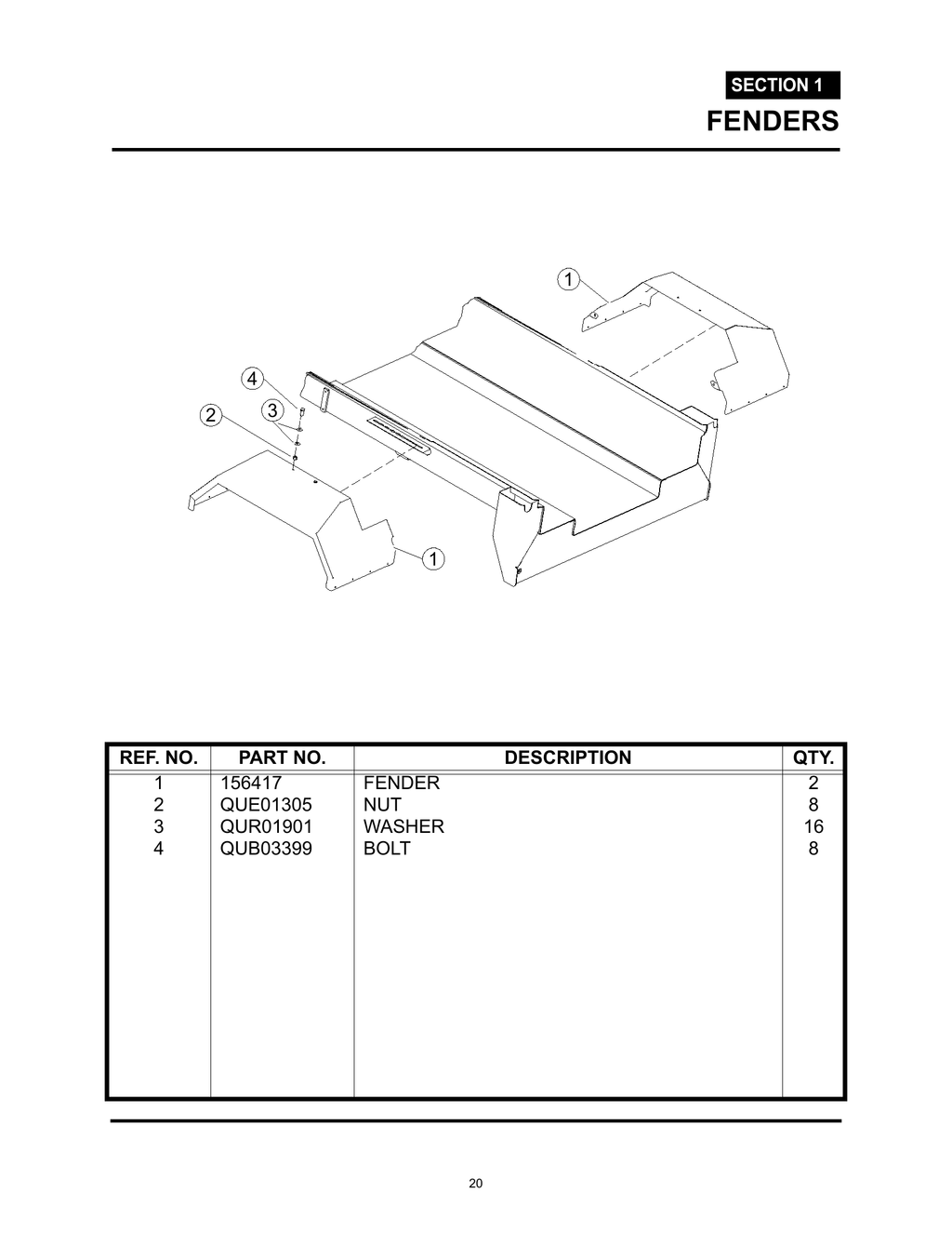 MiniMax - PG 020 - Section 1 - FENDERS