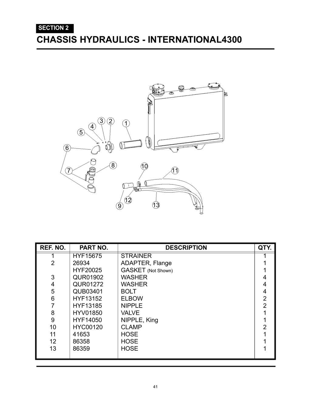 MiniMax - PG 041 - Section 2 - CHASSIS HYDRAULICS - INTERNATIONAL4300