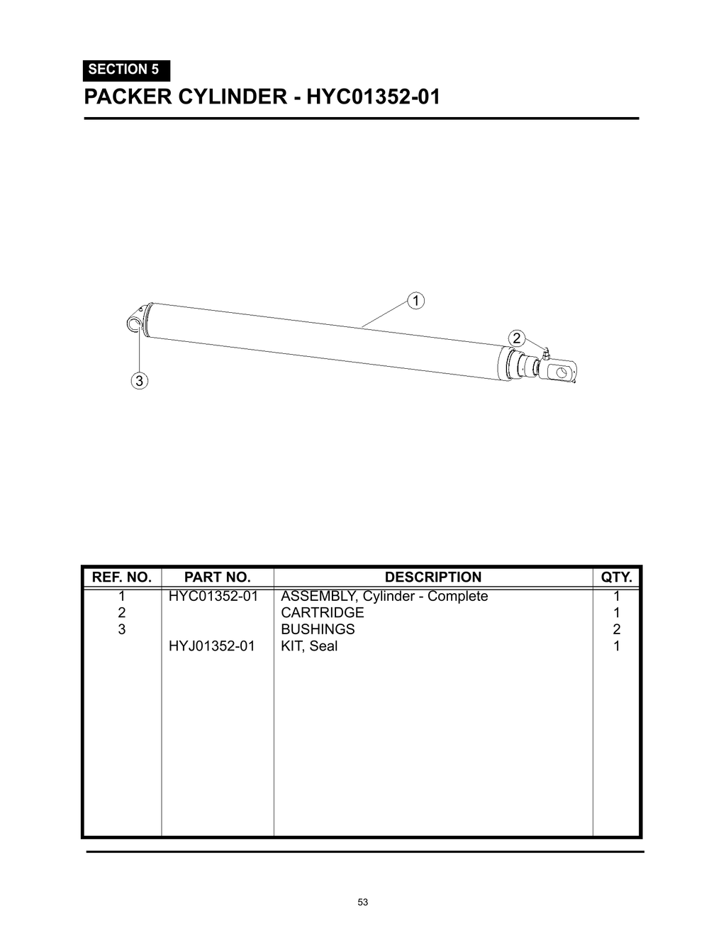 MiniMax - PG 053 - Section 5 - PACKER CYLINDER - HYC01352-01