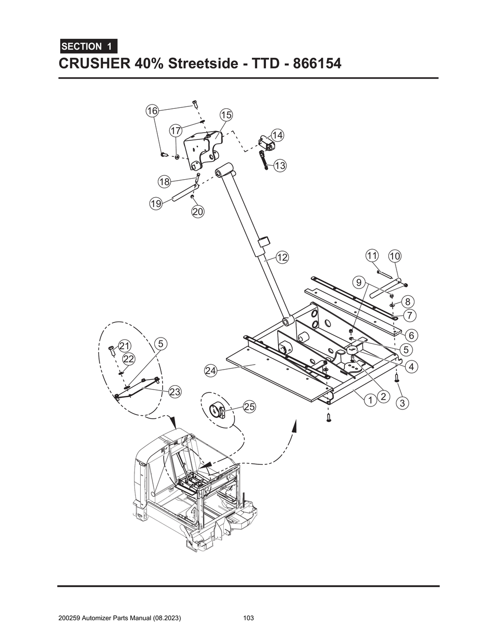 Automizer - PG 103 - Section 1 - CRUSHER 40% STREETSIDE - TTD - 866154