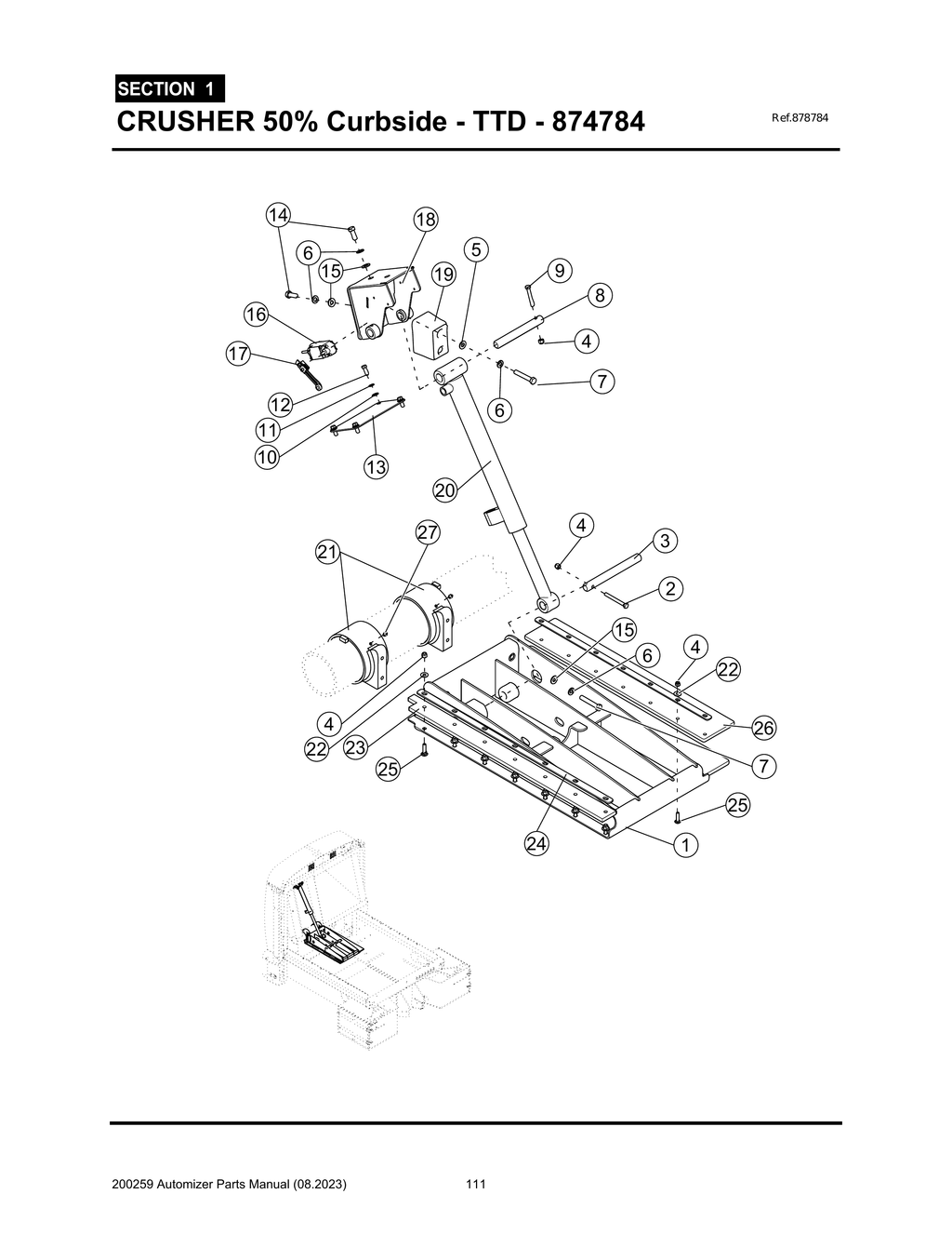 Automizer - PG 111 - Section 1 - CRUSHER 50% STREETSIDE - TTD - 874784