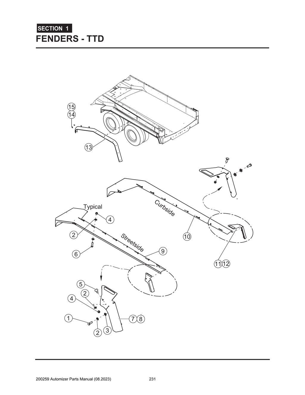 Automizer - PG 231 - Section 1 - FENDERS - TTD 