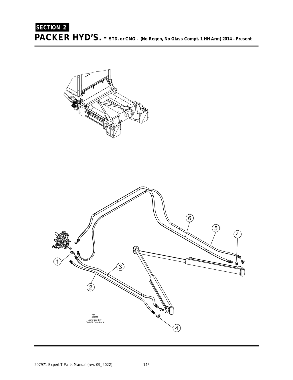 EXPERT - PG 145 - Section 2 - PACKER HYD’S. - STD. or CMG - (No Regen, No Glass Compt. 1 HH Arm) 2014 - Present