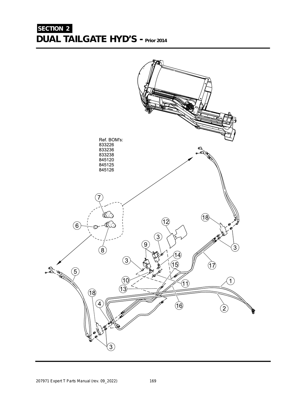 EXPERT - PG 169 - Section 2 - DUAL TAILGATE HYD’S - Prior 2014