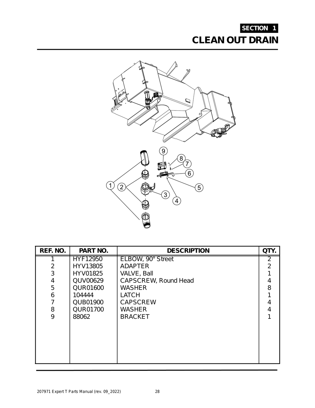 EXPERT - PG 028 - Section 1 - CLEAN OUT DRAIN