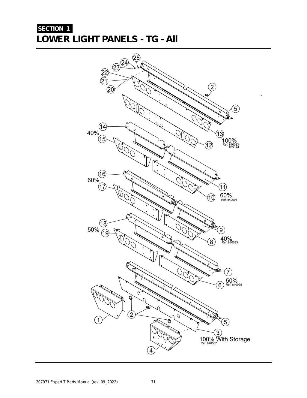 EXPERT - PG 071 - Section 1 - LOWER LIGHT PANELS - TG - All