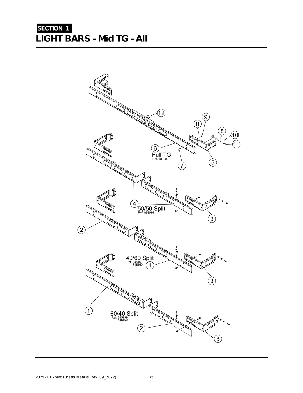 EXPERT - PG 075 - Section 1 - LIGHT BARS - Mid TG - All