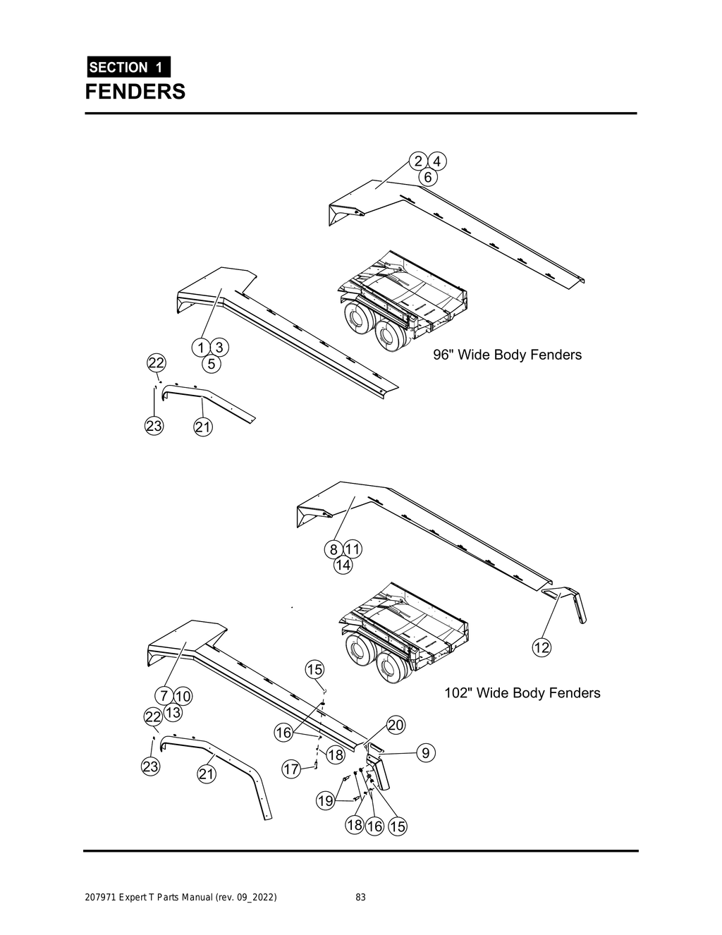 EXPERT - PG 083 - Section 1 - FENDERS