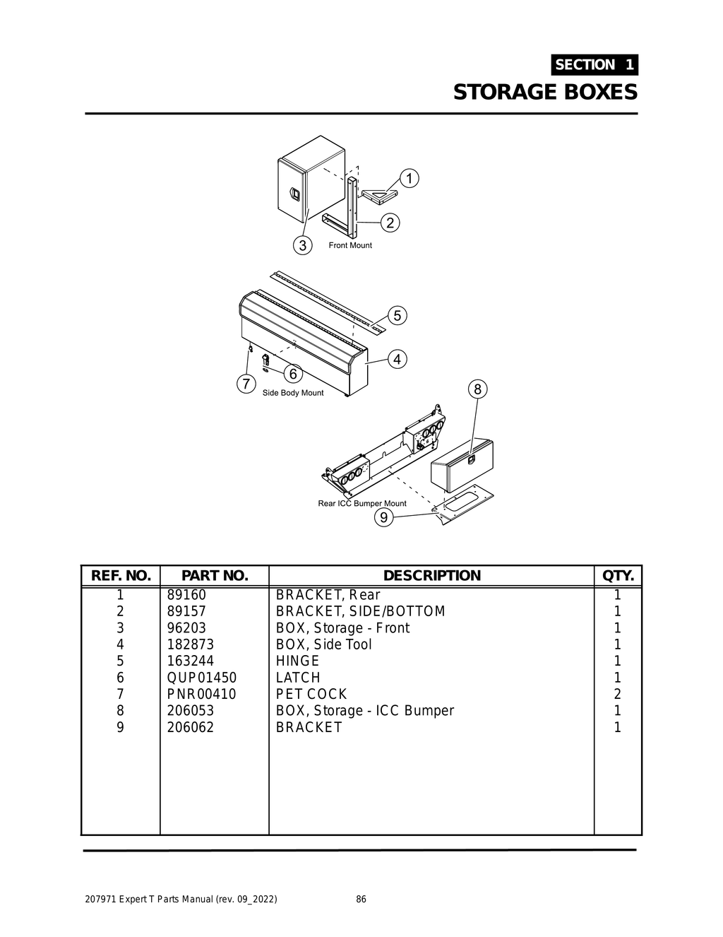 EXPERT - PG 086 - Section 1 - STORAGE BOXES