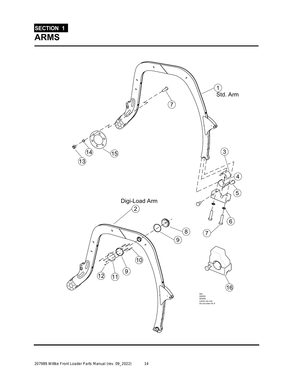 Wittke - All Models - PG 014 - Section 1 - Arms