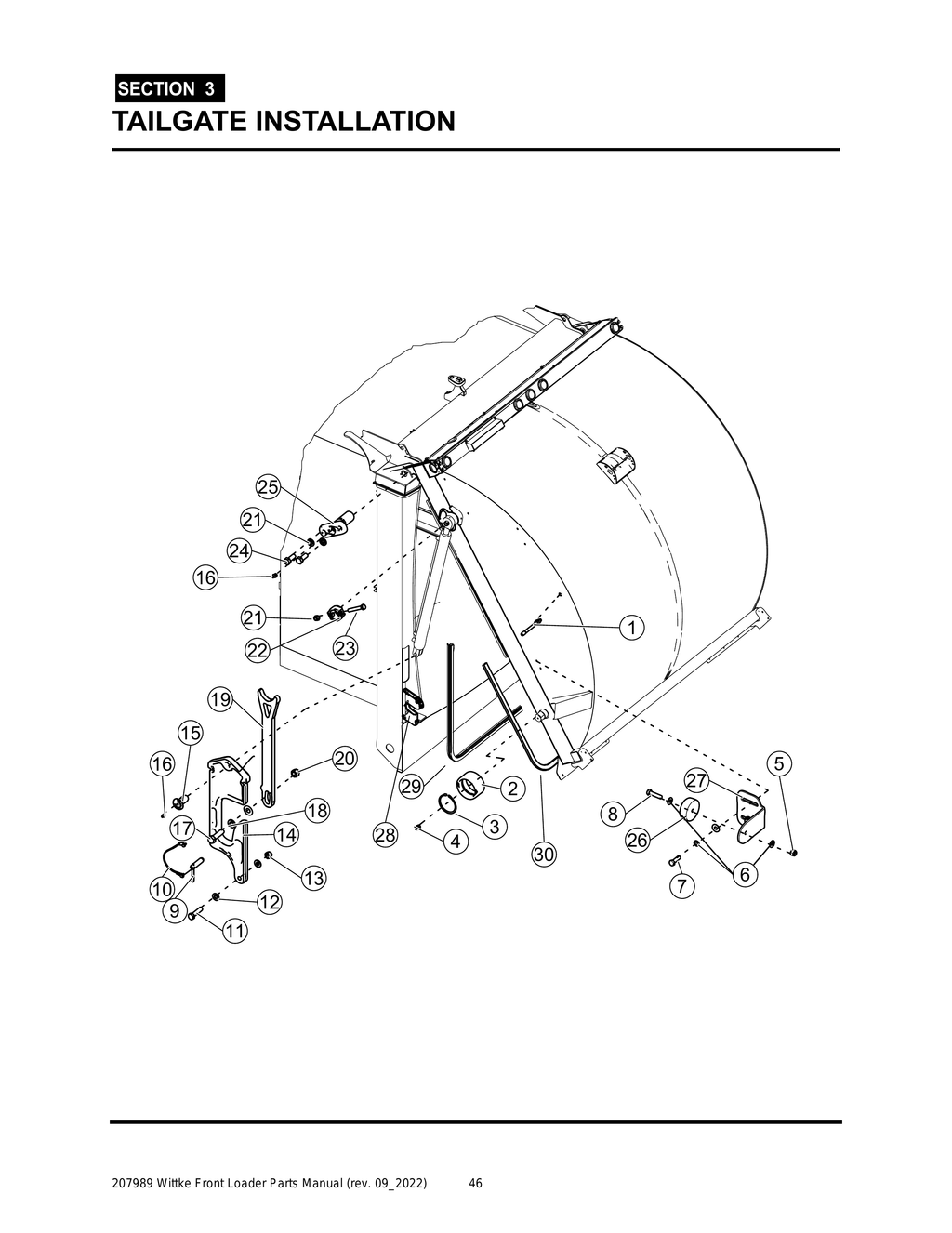 Wittke - All Models - PG 046 - Section 3 - TAILGATE INSTALLATION