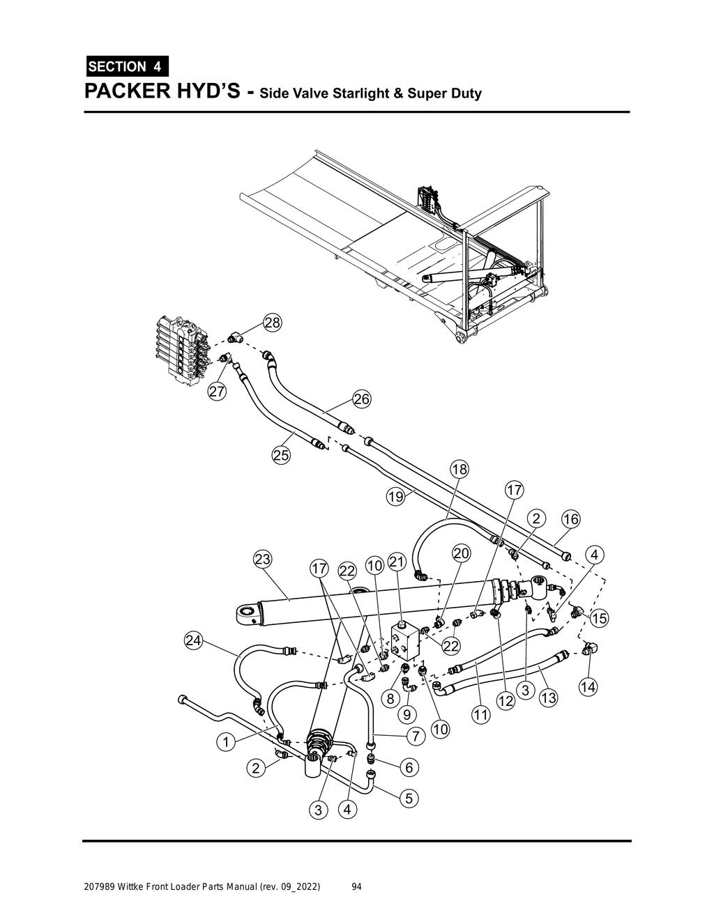 Wittke - Starlight & Super Duty - PG 094 - Section 4 - PACKER HYD’S - Side Valve
