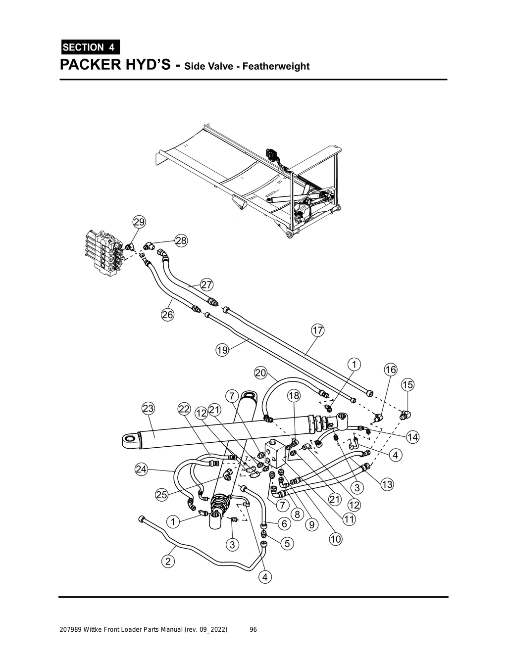 Wittke - Featherweight - PG 096 - Section 4 - PACKER HYDS - Side Valve
