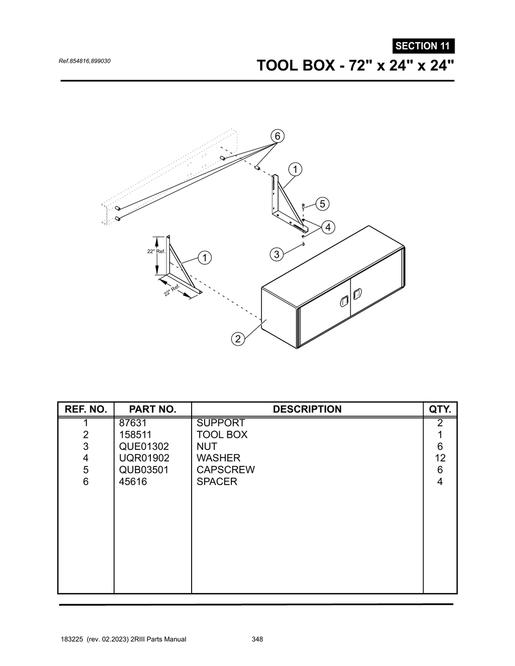 2R-III - PG 348 - SECTION 11 - TOOL BOX - 72