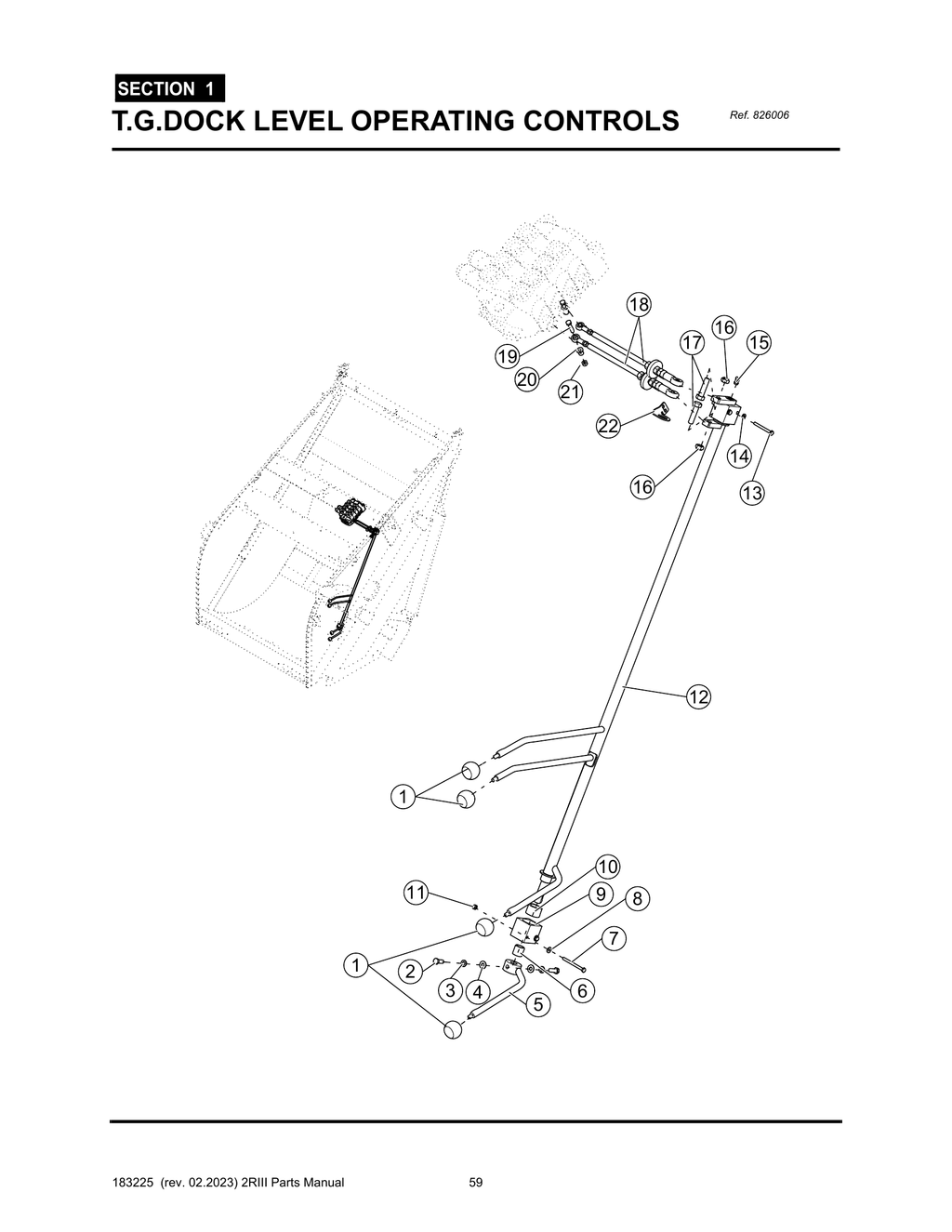 2R-III - PG 059 - SECTION 1 - T.G.DOCK LEVEL OPERATING CONTROLS