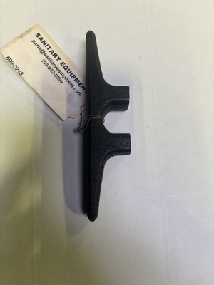 CLEAR 6" BLACK NYLON