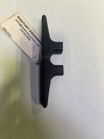 CLEAR 6" BLACK NYLON