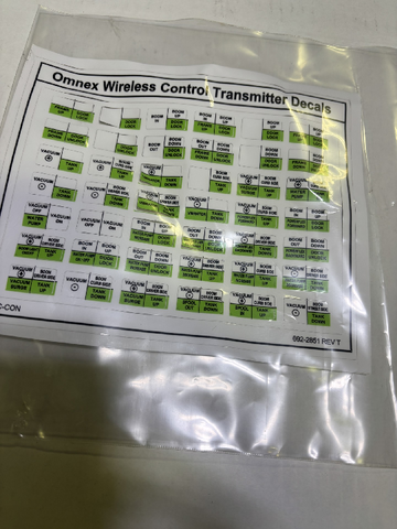 DECAL OMNEX TRANSMITTER