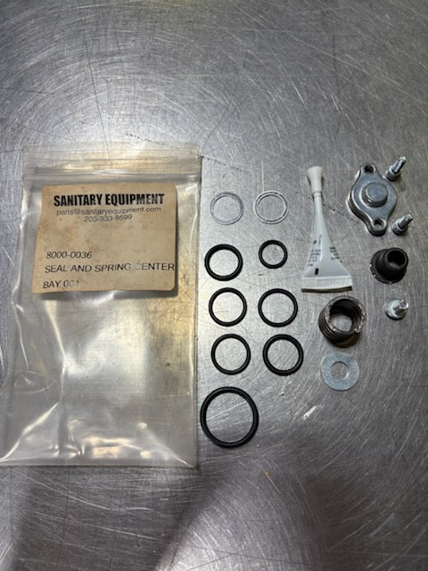 SEAL AND SPRING CENTER KIT (8000-0036)