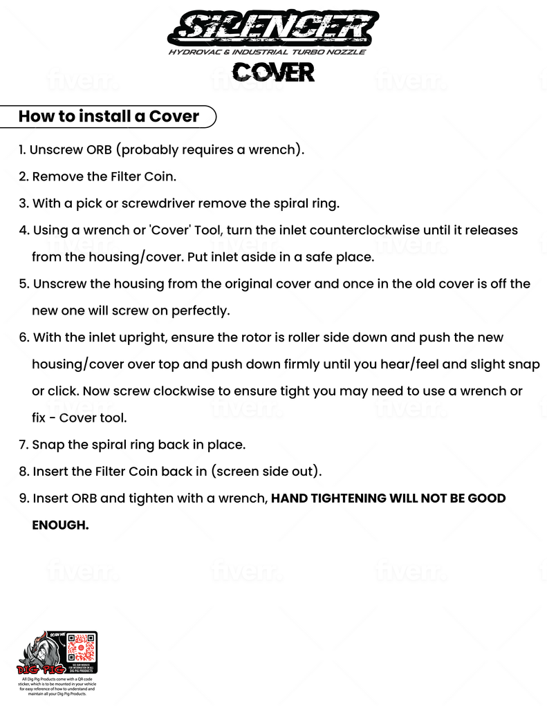 Silencer Replacement Cover