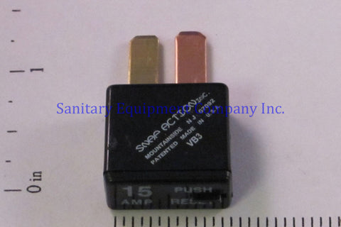 IILLUSTRATIVE IMAGE OF CIRCUIT BREAKER, 15 AMP