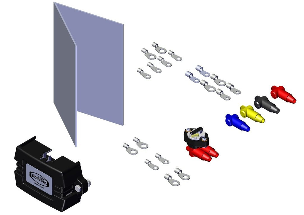 IILLUSTRATIVE IMAGE OF ELECTRIC KIT, HD MECHANICAL RELAY w/35 AMP MANUAL RESET BREAKER & TERMINAL 12V