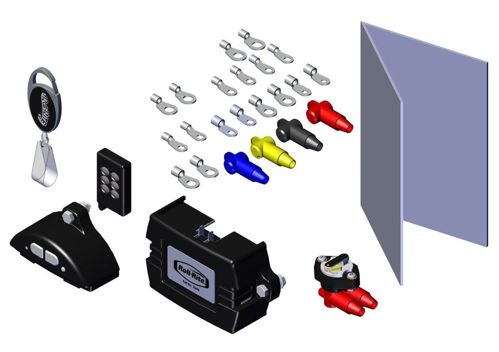 IILLUSTRATIVE IMAGE OF ELECTRIC KIT, 12V w/10698 RELAY AND RF
