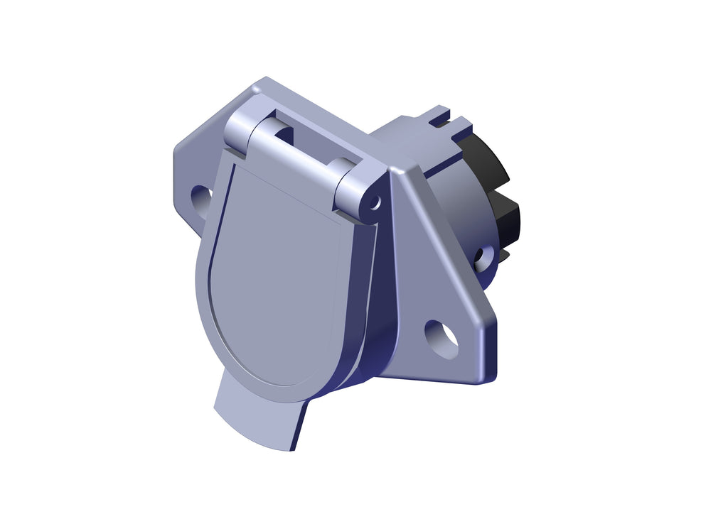 IILLUSTRATIVE IMAGE OF PLUG SET, SOCKET HALF OF HEAVY DUTY SINGLE COND