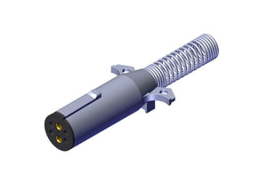 IILLUSTRATIVE IMAGE OF PLUG SET, PLUG HALF OF HEAVY DUTY SINGLE COND W/ CABLE GUARD