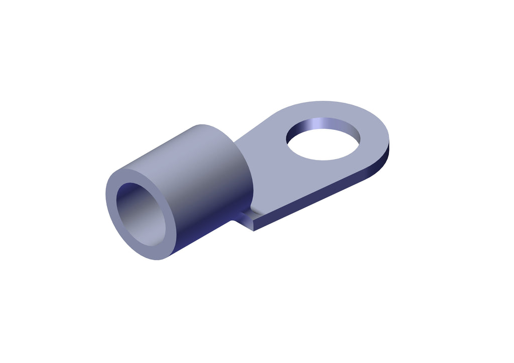 IILLUSTRATIVE IMAGE OF TERMINAL, E1R 6 GA W/ 1/4" RING