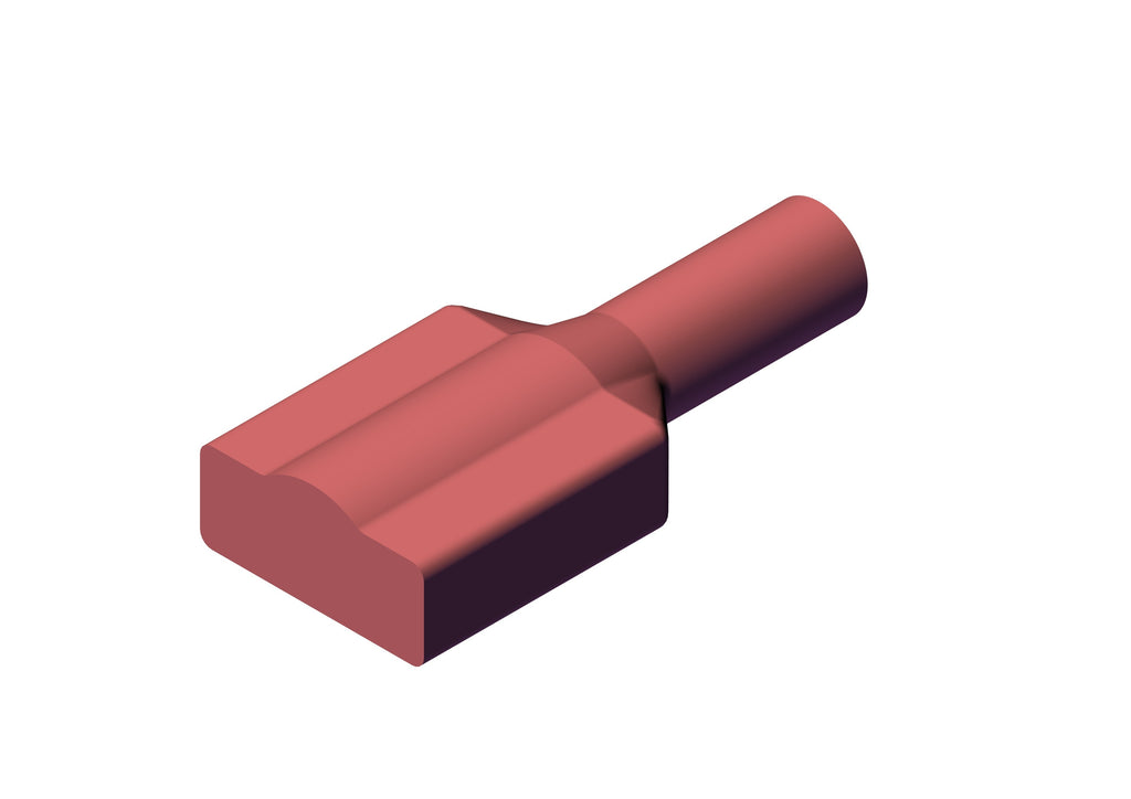 IILLUSTRATIVE IMAGE OF TERMINAL, 18 GA INSULATED QUICK DISCONNECT FEMALE