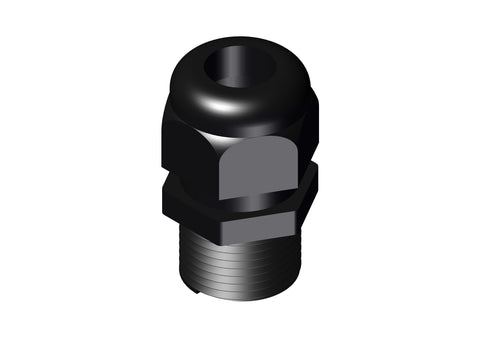 IILLUSTRATIVE IMAGE OF CABLE GLAND, 1/2" NPT