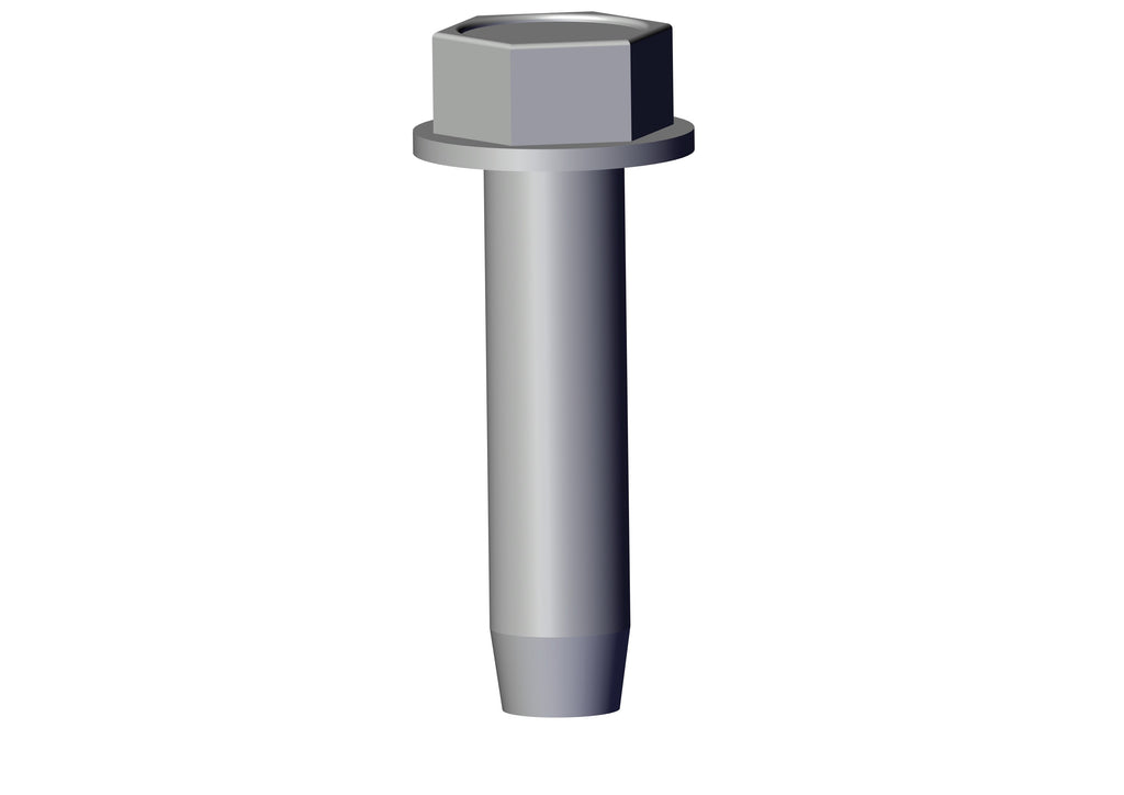 IILLUSTRATIVE IMAGE OF BOLT, 3/8" X 1-1/2" THREAD CUTTING SCREW HEX WASHER HD