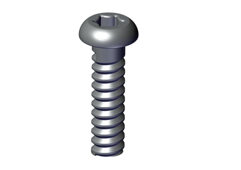 IILLUSTRATIVE IMAGE OF BOLT, 5/16 X 1-1/8" BOSSCREW THREAD TROX BUTTON HEAD CHAMFER POINT