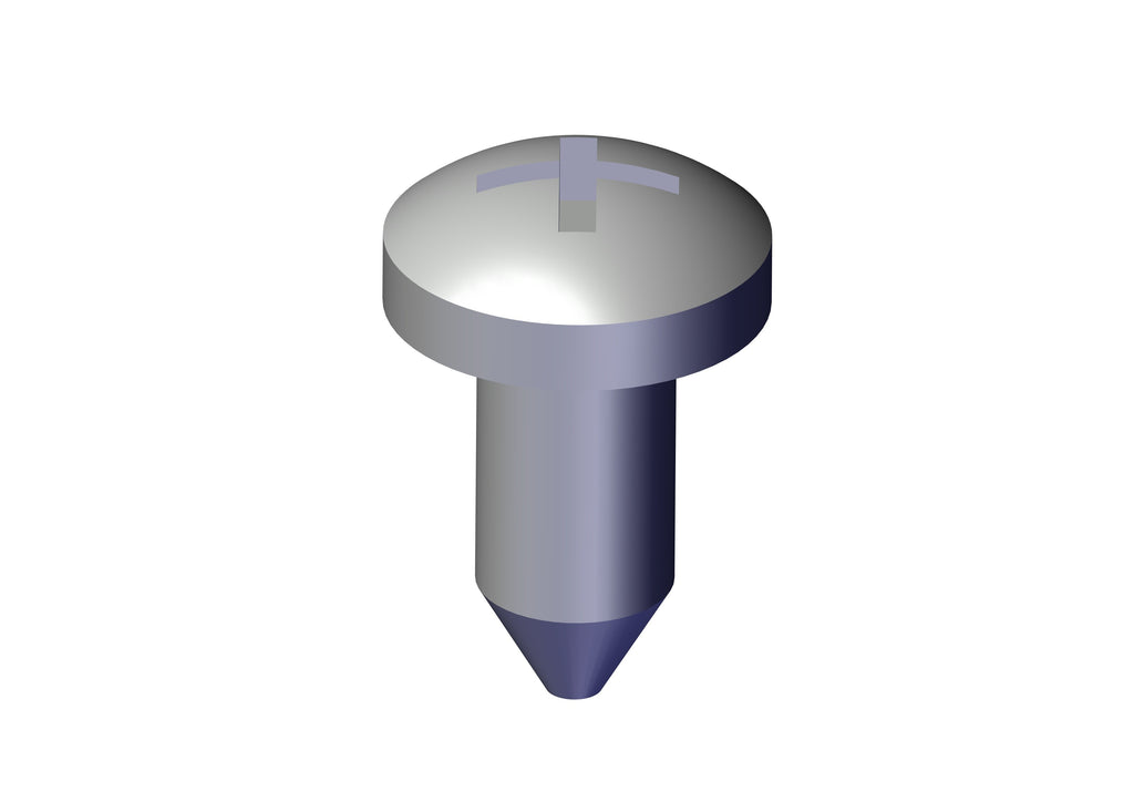 IILLUSTRATIVE IMAGE OF SCREW, 8 X 3/8 PH PAN HD T-AB T/S ZINC