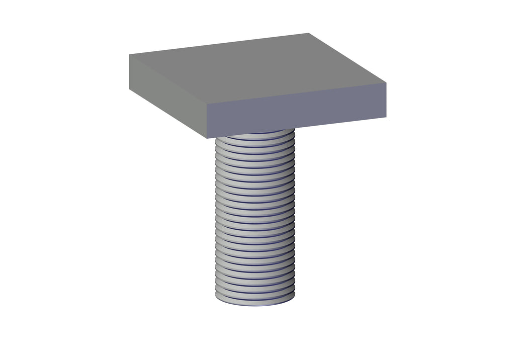 IILLUSTRATIVE IMAGE OF T-BOLT 1/2-13 NC X 1-3/4 FOR GAB