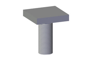 IILLUSTRATIVE IMAGE OF T-BOLT 1/2-13 NC X 1-3/4 FOR GAB