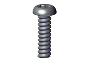 IILLUSTRATIVE IMAGE OF BOLT, 5/16" X 1" BOSSCREW THREAD TROX BUTTON HEAD CHAMFER POINT