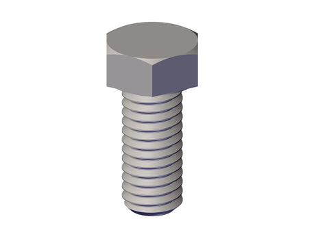 IILLUSTRATIVE IMAGE OF BOLT, 3/8" X 7/8" HEX HEAD