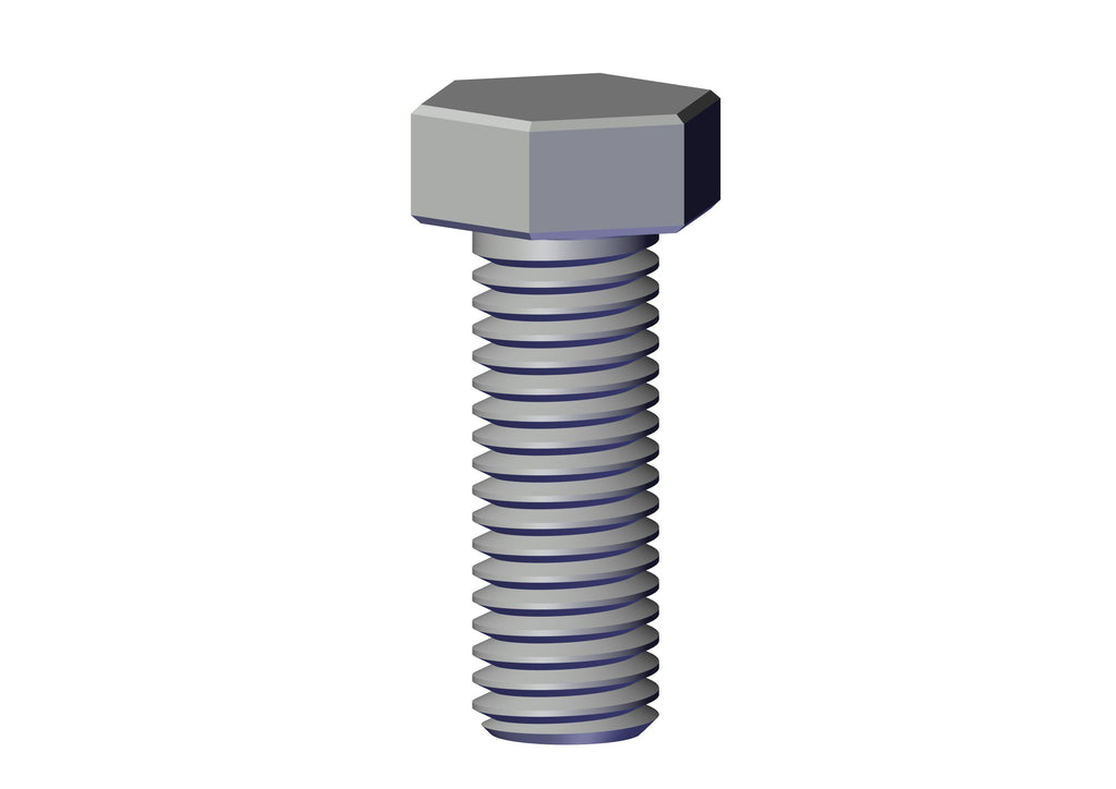 IILLUSTRATIVE IMAGE OF BOLT, 5/8" X 1-3/4" BOLT ZINC