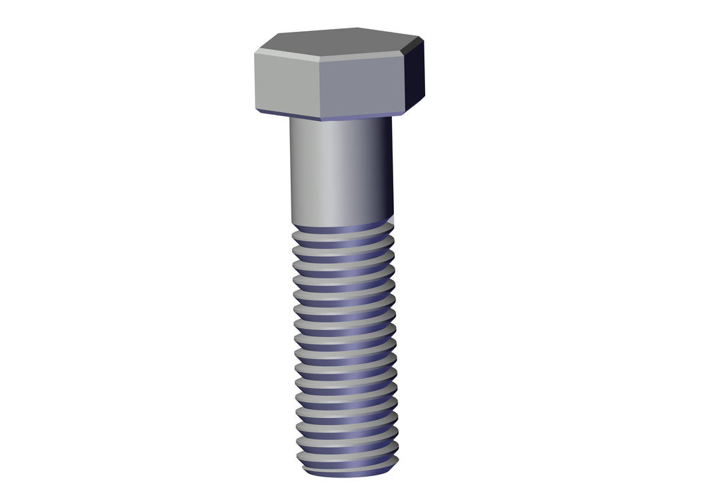 IILLUSTRATIVE IMAGE OF BOLT, 5/8" X 2-1/4" HEX HEAD