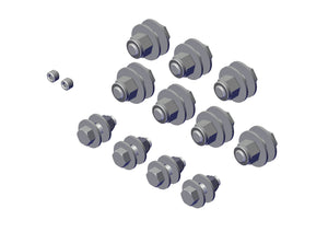 IILLUSTRATIVE IMAGE OF BOLT KIT, OF SINGLE TOP MOUNT PIVOT W/ BRACKET