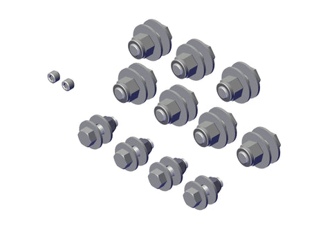 IILLUSTRATIVE IMAGE OF BOLT KIT, OF SINGLE TOP MOUNT PIVOT W/ BRACKET