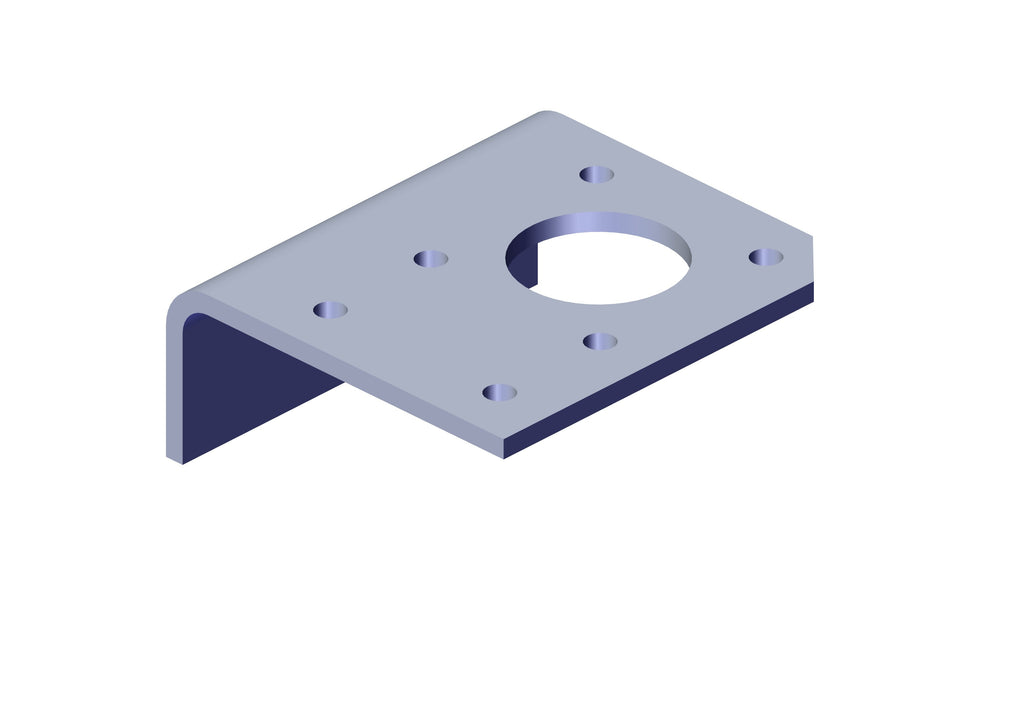 IILLUSTRATIVE IMAGE OF BRACKET, AL GEAR MOTOR MOUNTING BRACKET FOR CABLE SYSTEM