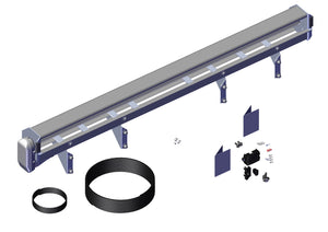 IILLUSTRATIVE IMAGE OF SPOOL KIT, TARPMASTER TARP SPOOL w/97" AXLE & MOUNTING BRACKETS