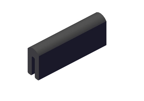 IILLUSTRATIVE IMAGE OF BUMPER, RUBBER BUMPER FOR TARP SPOOL (EACH) (200/BOX)