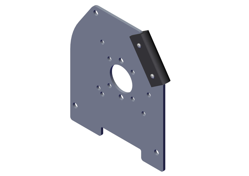 IILLUSTRATIVE IMAGE OF BRACKET, INT HOUSING ALUMINUM ENDCAPS - DRIVER'S SIDE