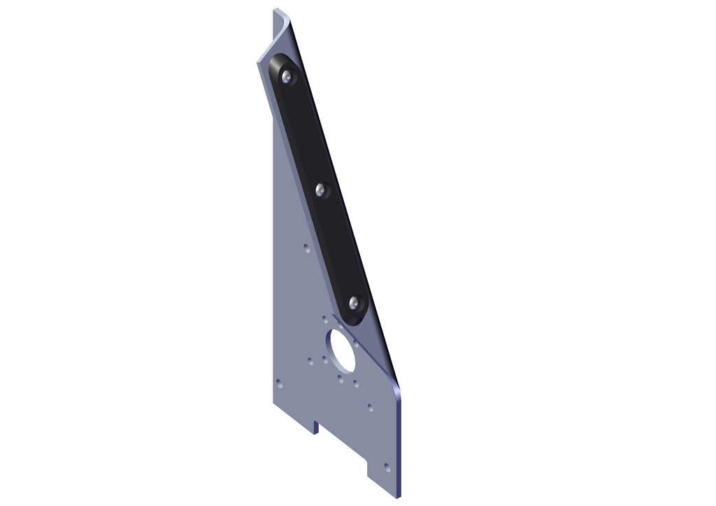 IILLUSTRATIVE IMAGE OF BRACKET, TARP SPOOL HIGH WING WITH BUMPER (DRIVER SIDE)